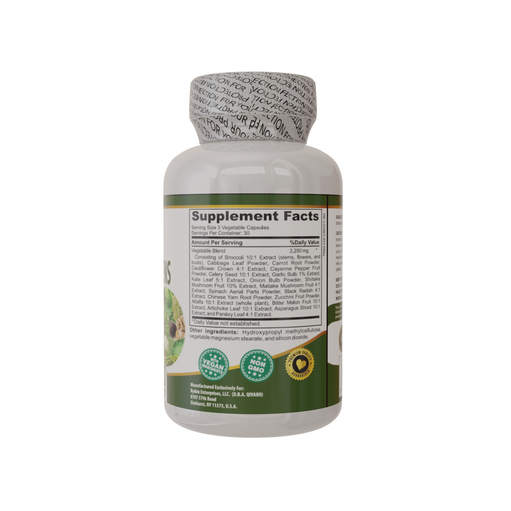 QIH102_Superfood Greens Pro Health_90 veggie capsules