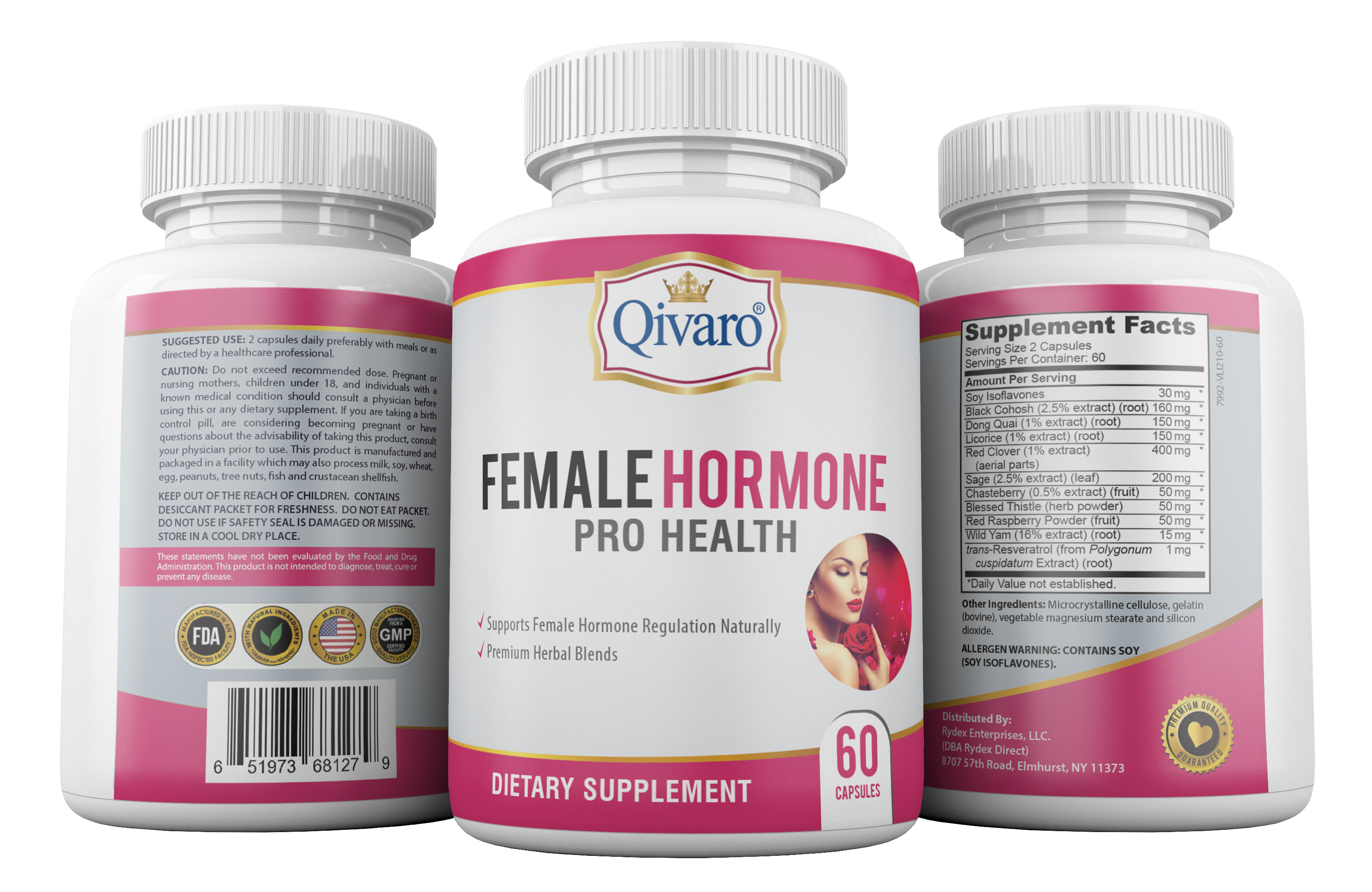 QIH40_Female Hormone Pro Health_60 capsules