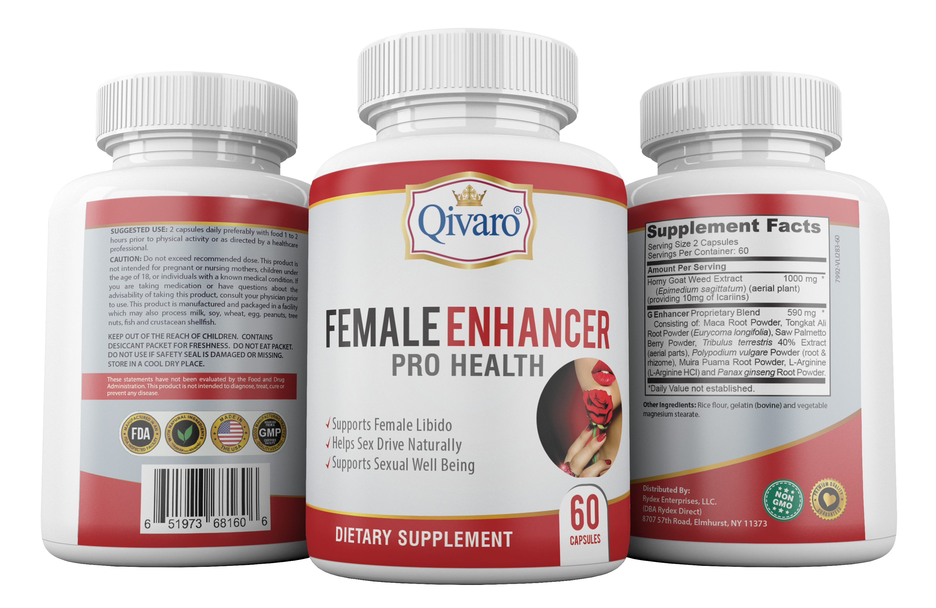 QIH44_Female Enhancer Pro Health_60 capsules