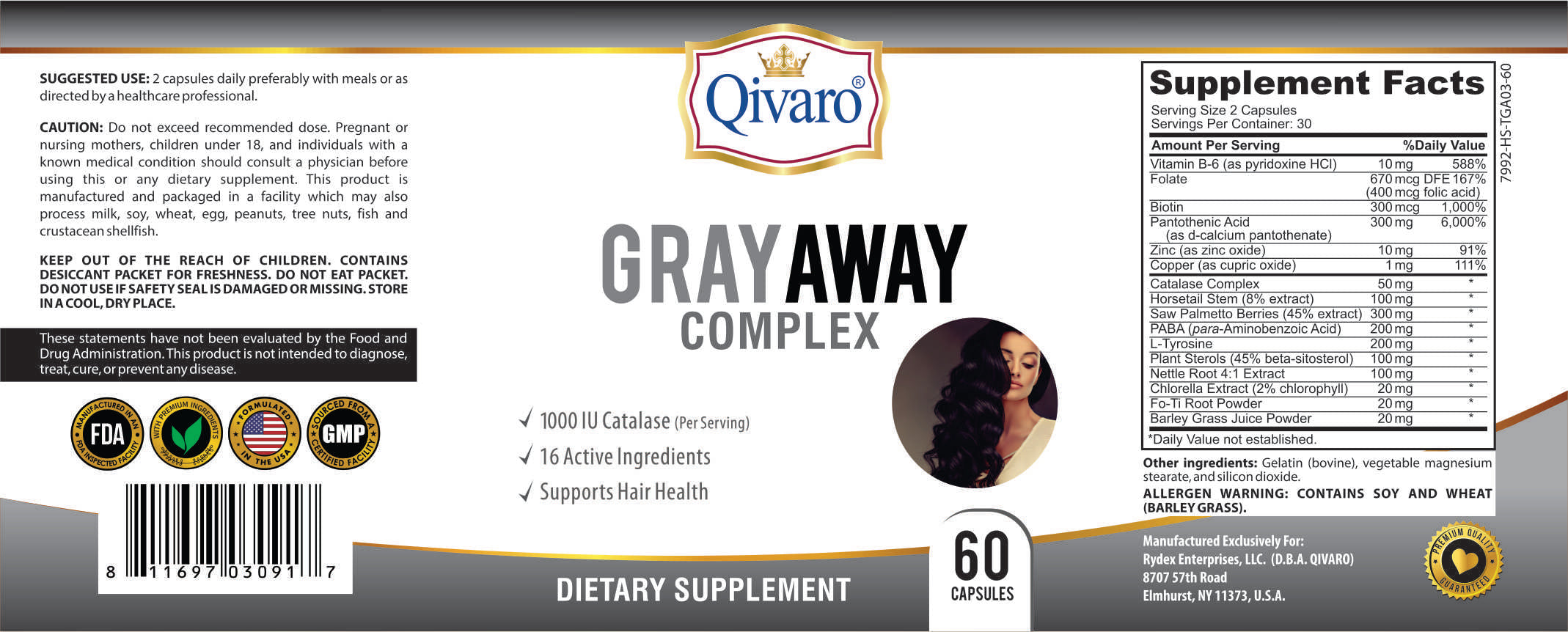 Gray Away Complex + Free Pill Holder