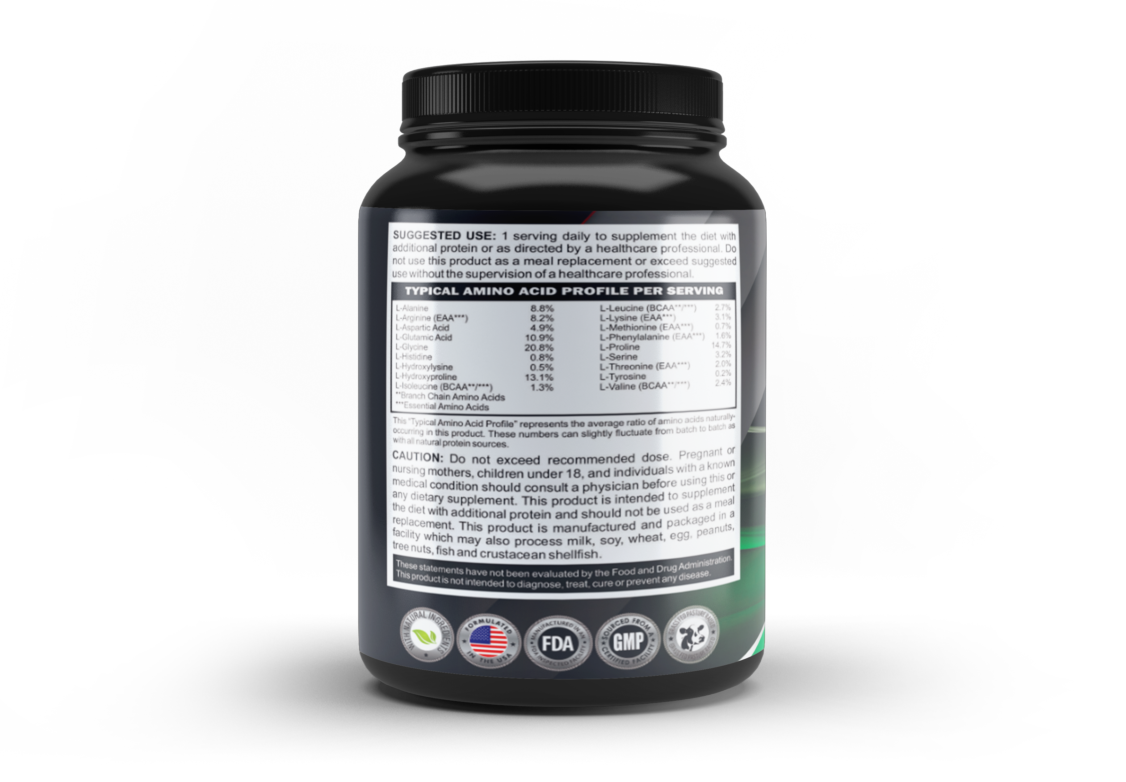 Hydrolyzed Collagen Peptides Protein Powder