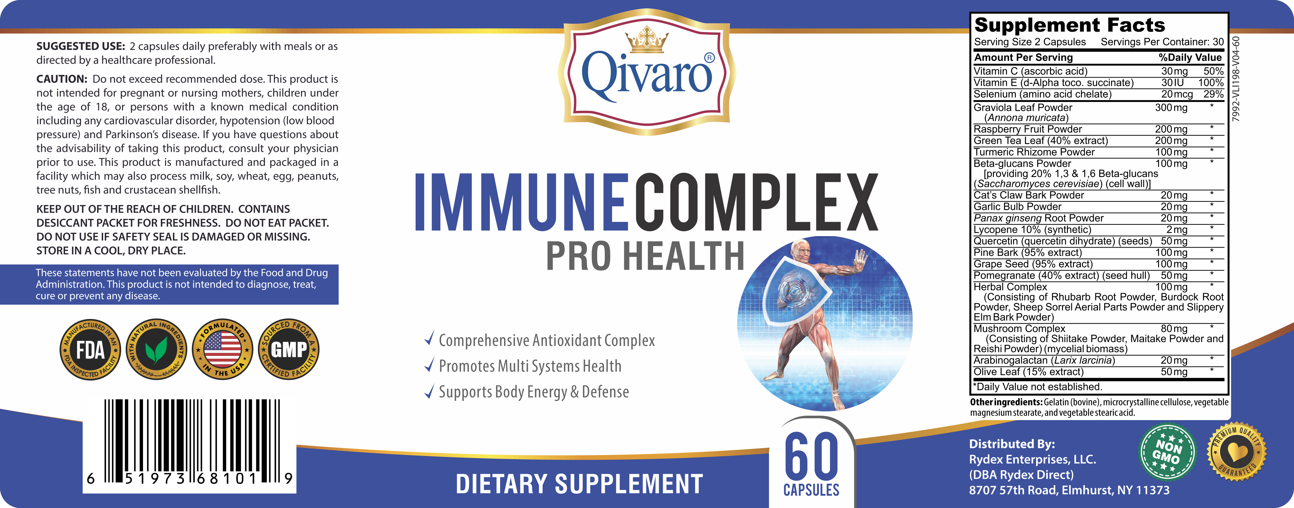 SKU:QIH05-Immune Complex Pro Health