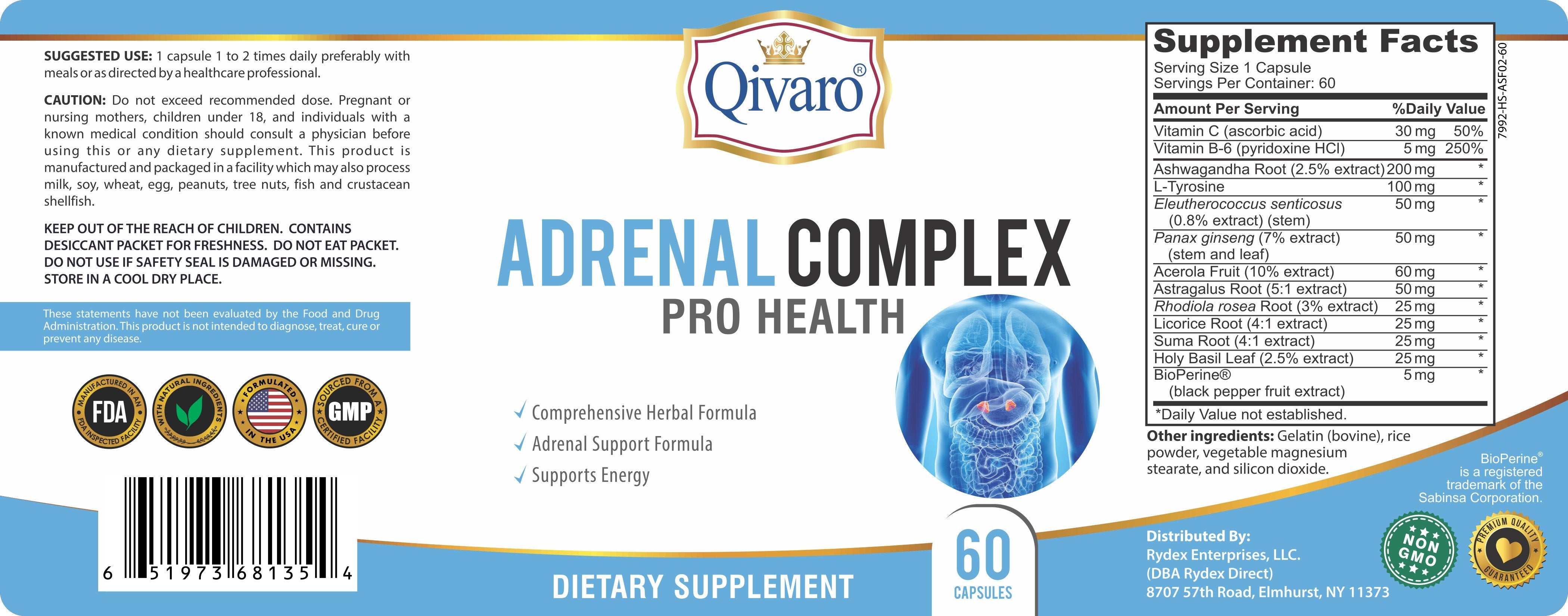 QIH09 - Adrenal Complex Pro Health