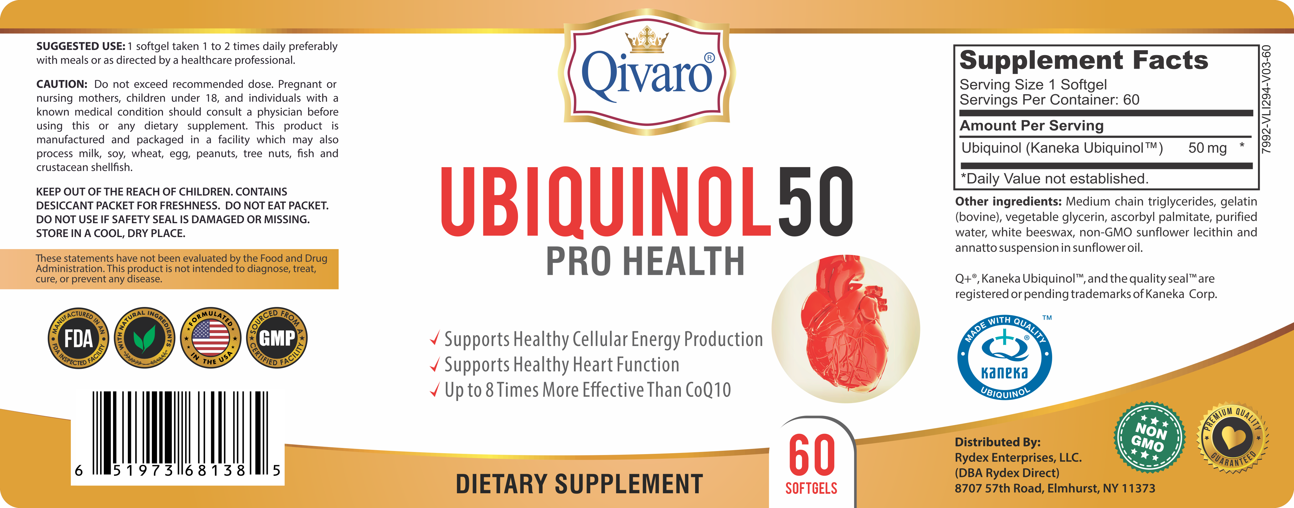 QIH23: Ubiquinol 50 Pro Health