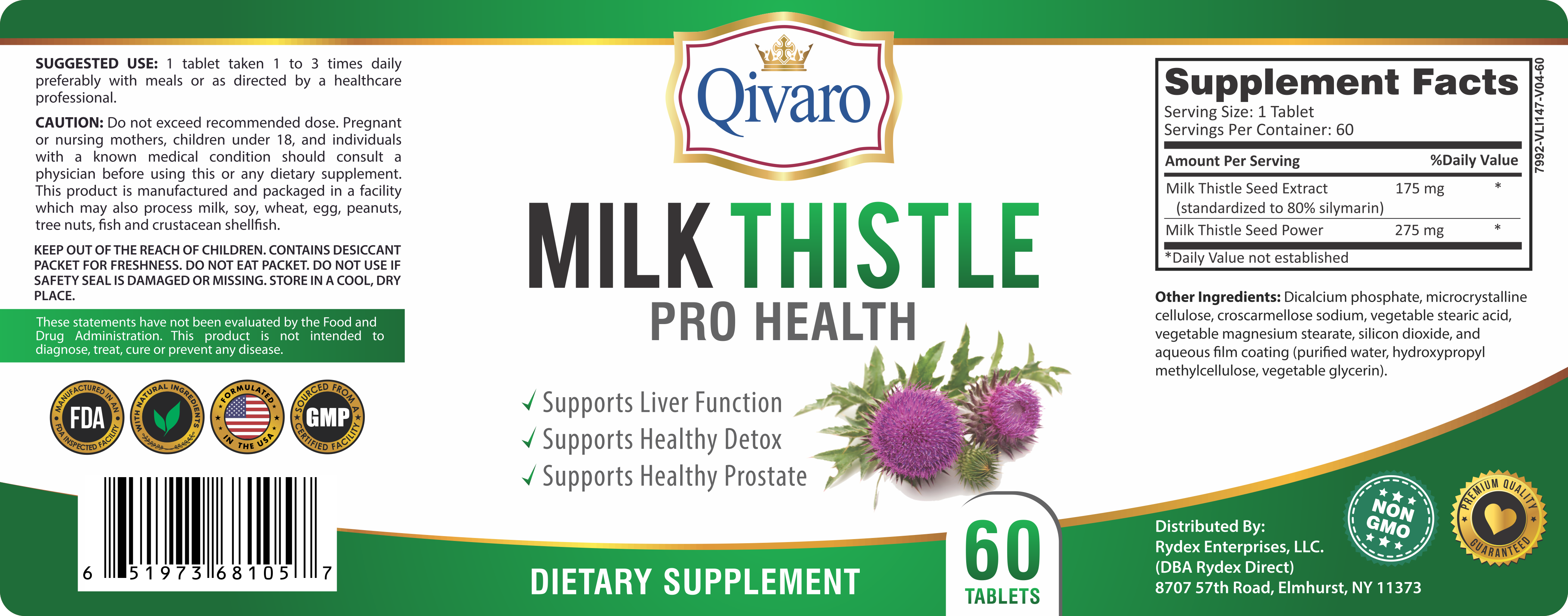 QIH27: Milk Thistle Pro Health