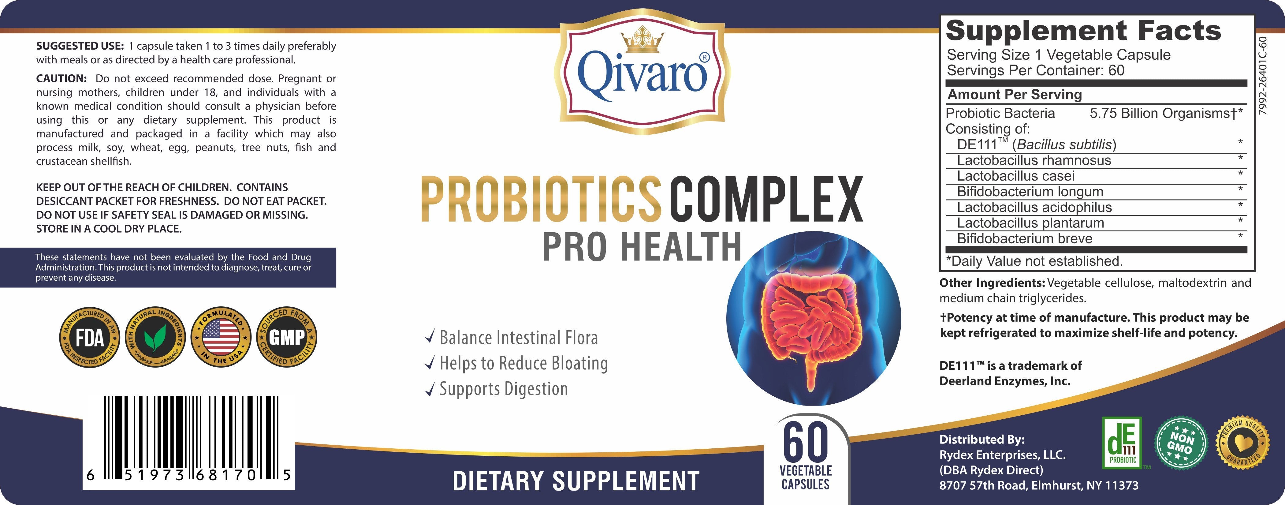 QIH32A: Probiotics Complex Pro Health