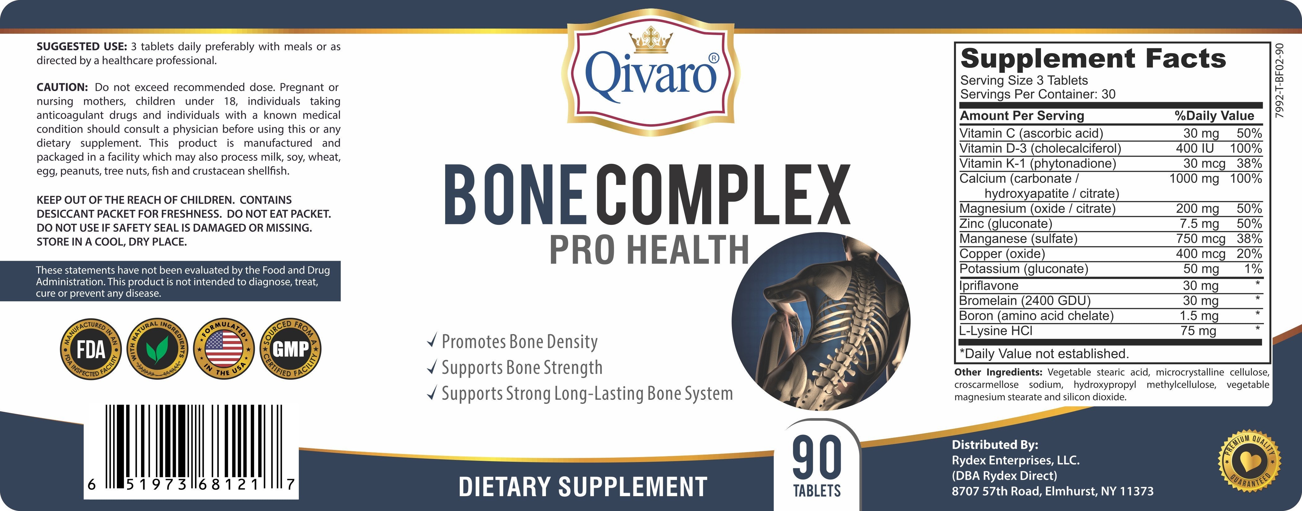 QIH36: Bone Complex Pro Health