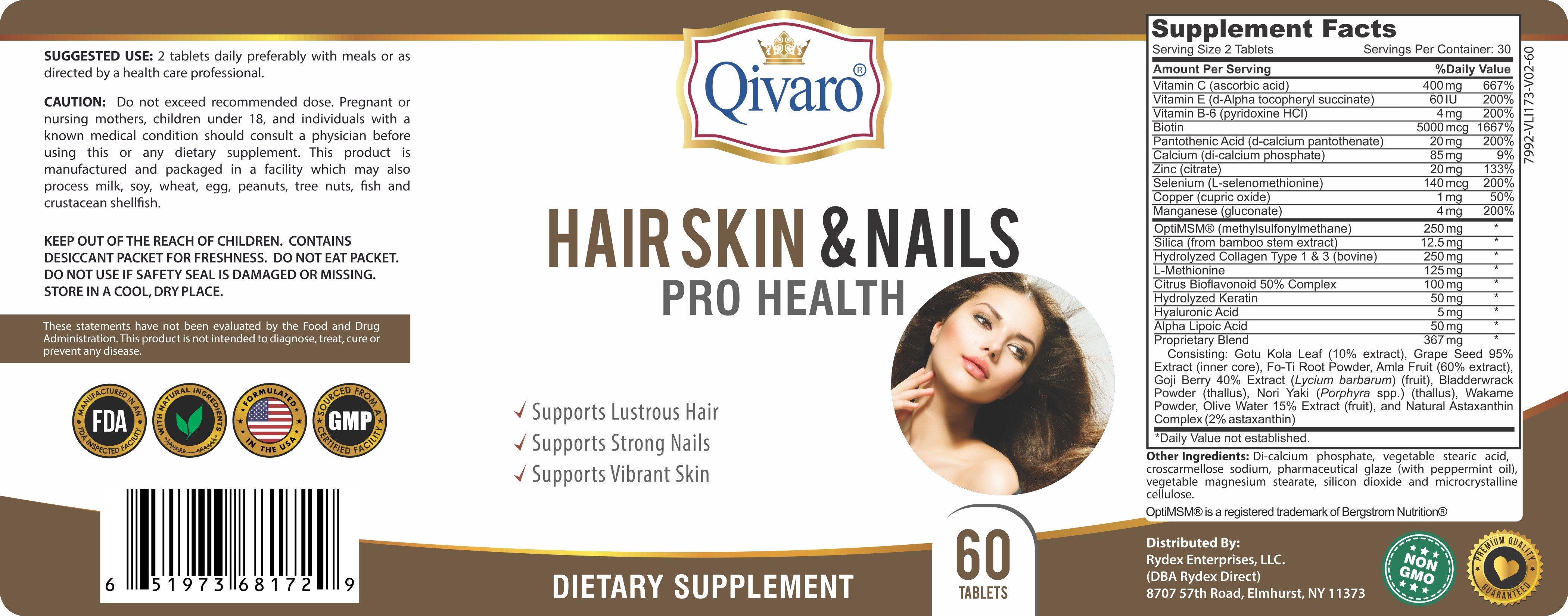 SKU:QIH43a-Hair Skin & Nails Pro Health