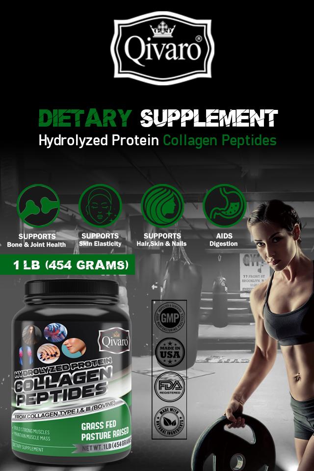 Hydrolyzed Collagen Peptides Protein Powder